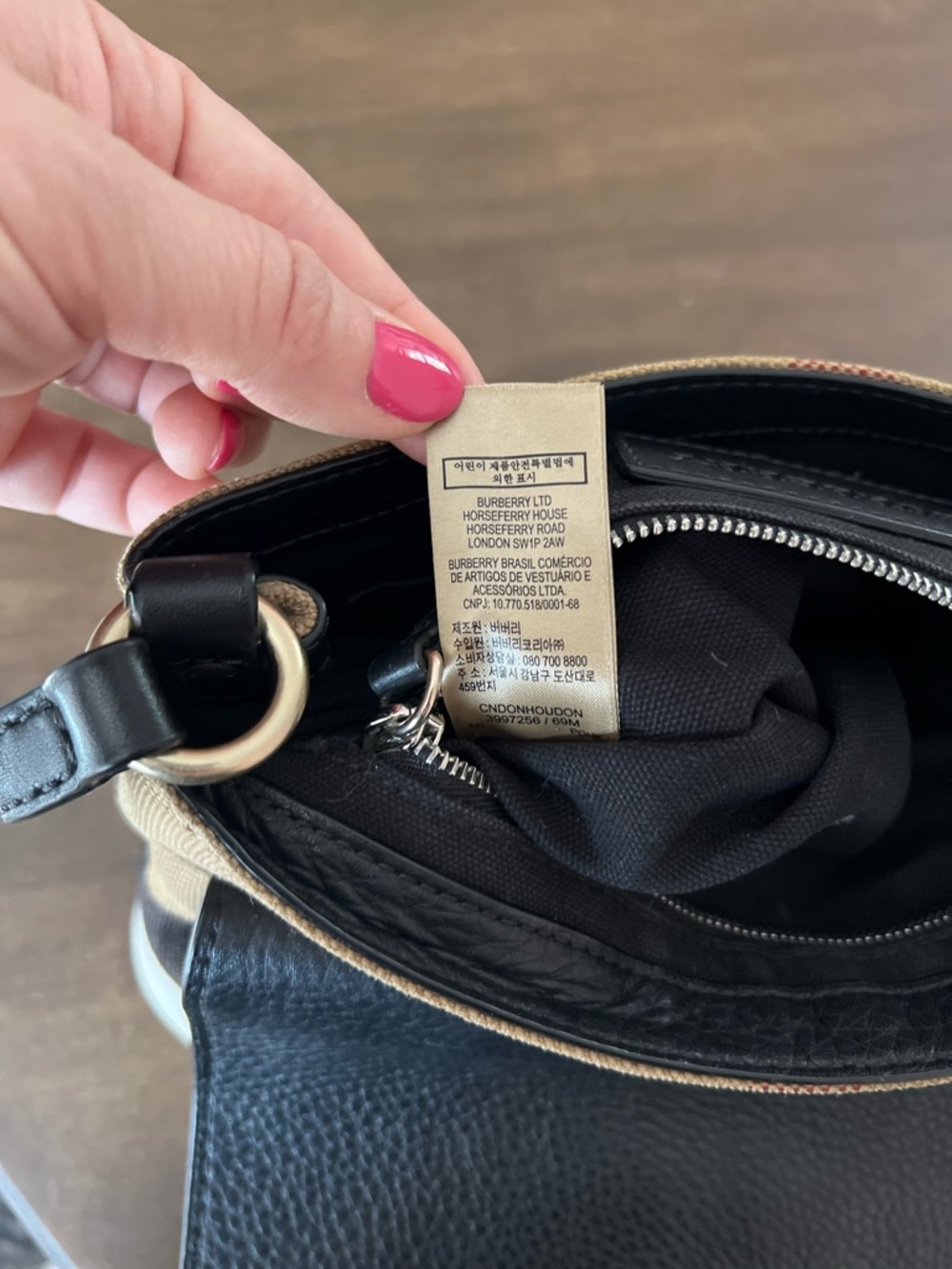Burberry Mega Check Canvas and Grained Calfskin Gowan Crossbody - Picture 11 of 15